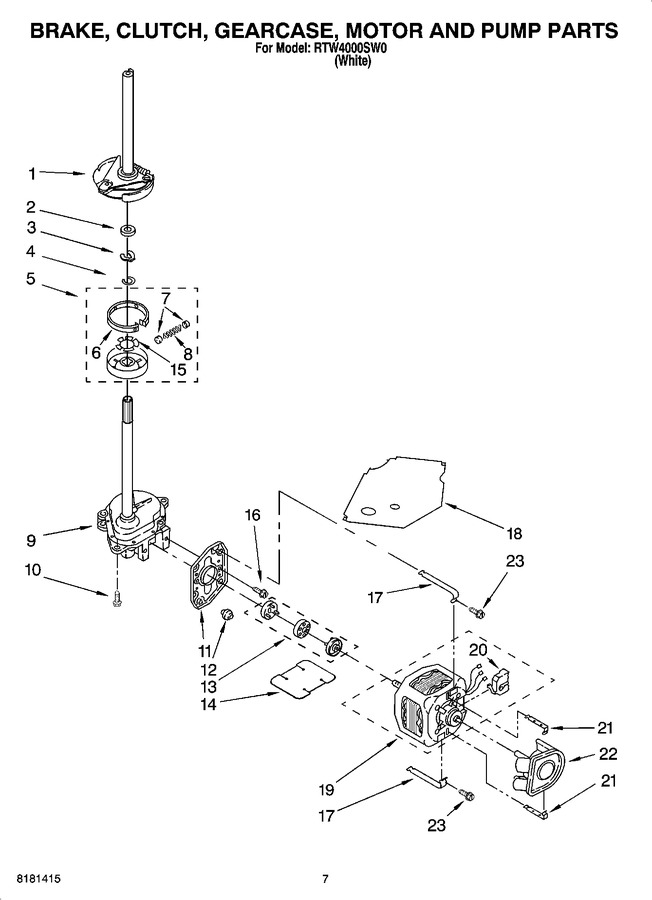 Diagram for RTW4000SW0