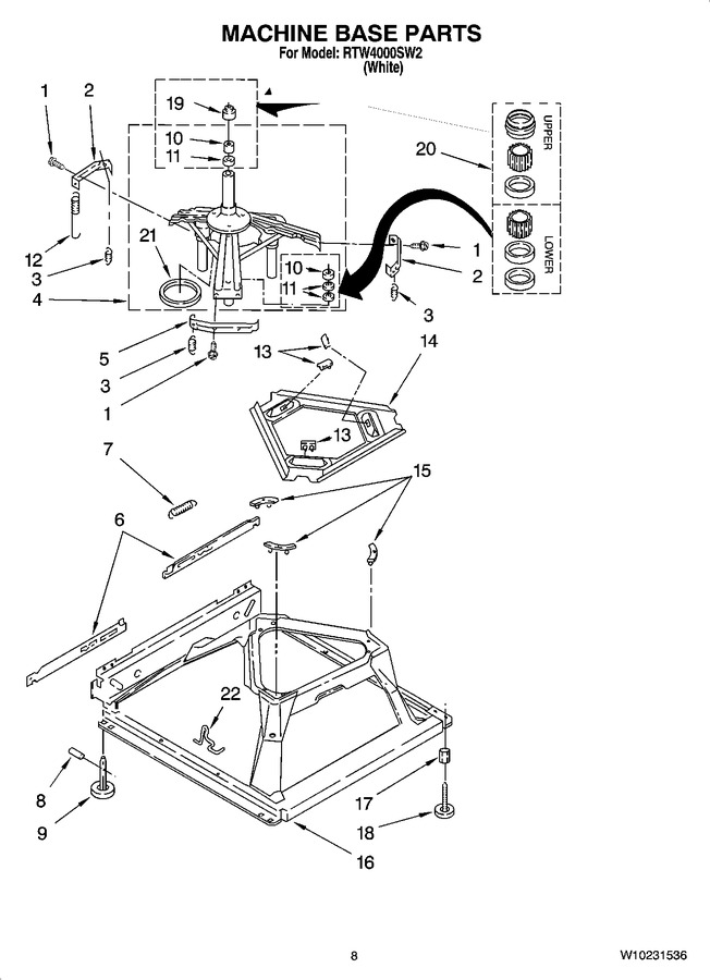 Diagram for RTW4000SW2