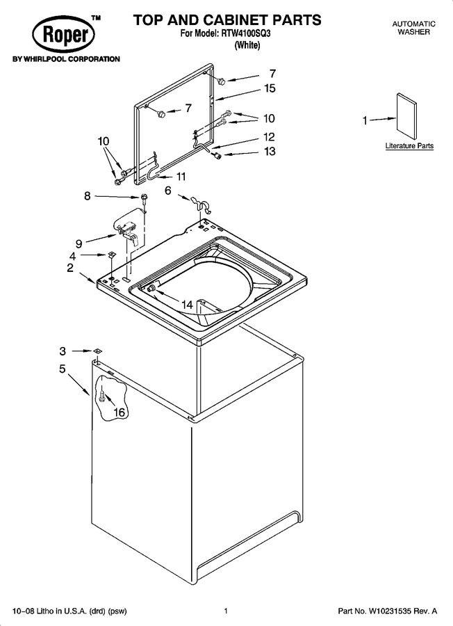 Diagram for RTW4100SQ3
