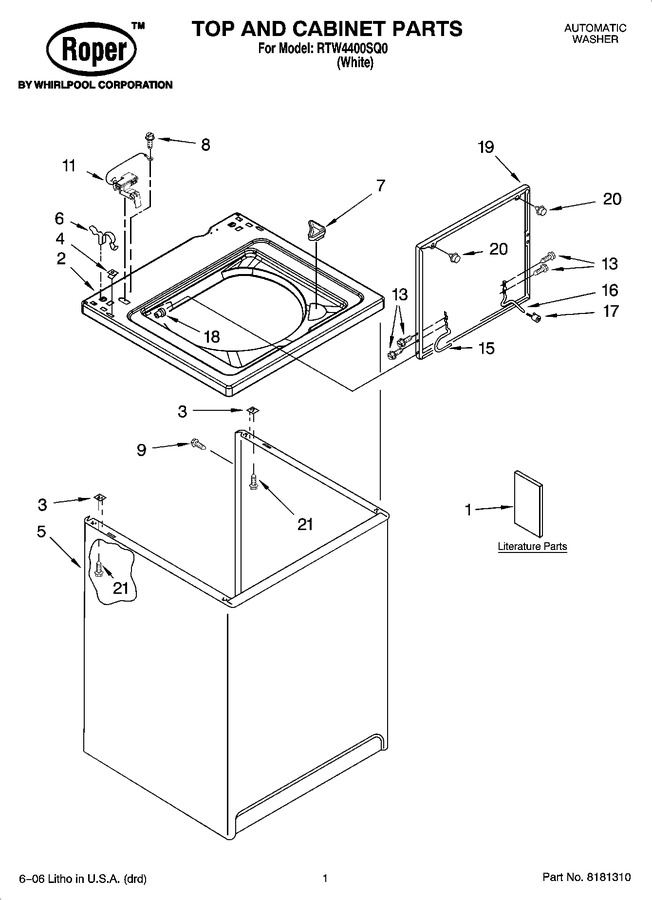Diagram for RTW4400SQ0