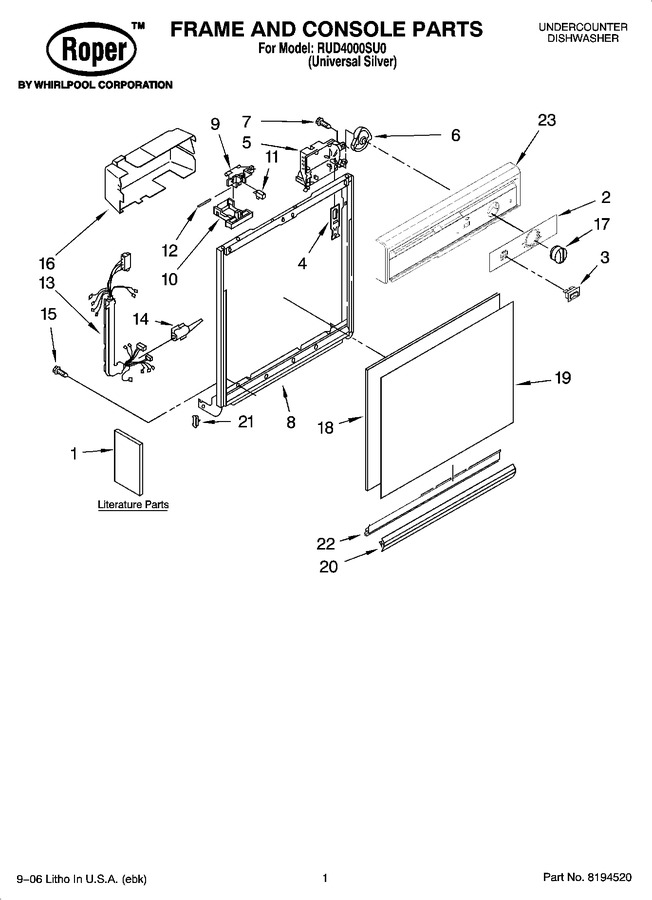 Diagram for RUD4000SU0