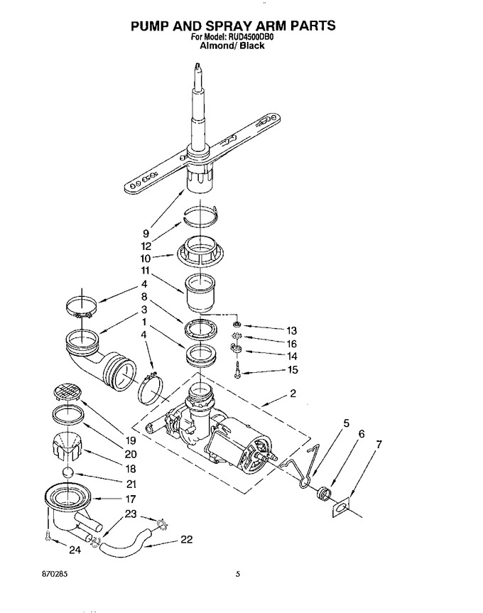 Diagram for RUD4500DB0
