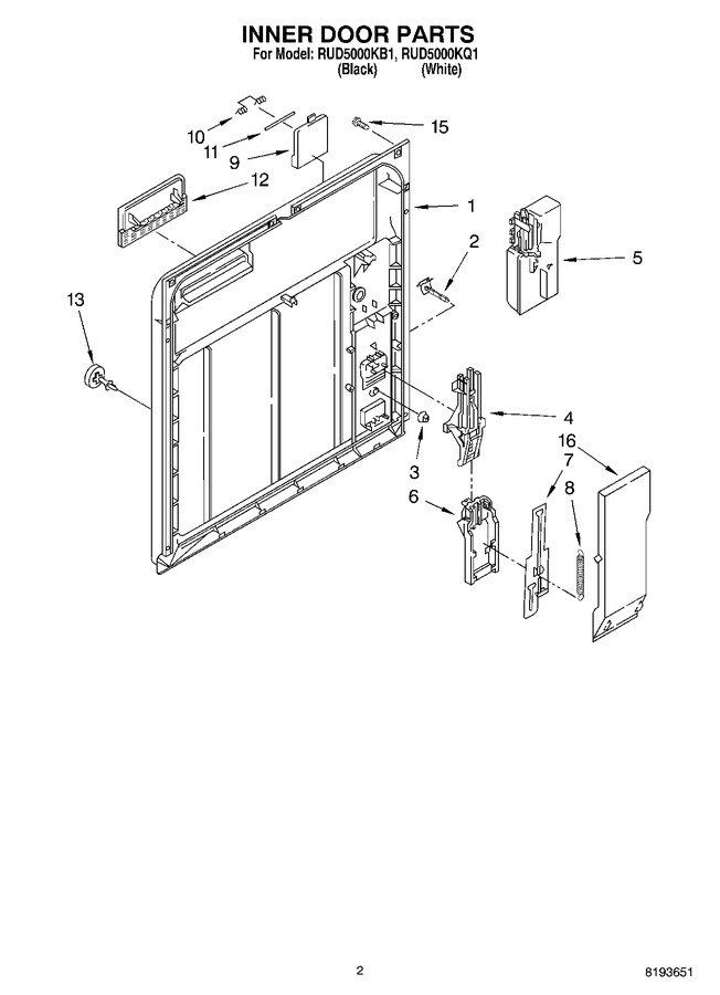 Diagram for RUD5000KB1