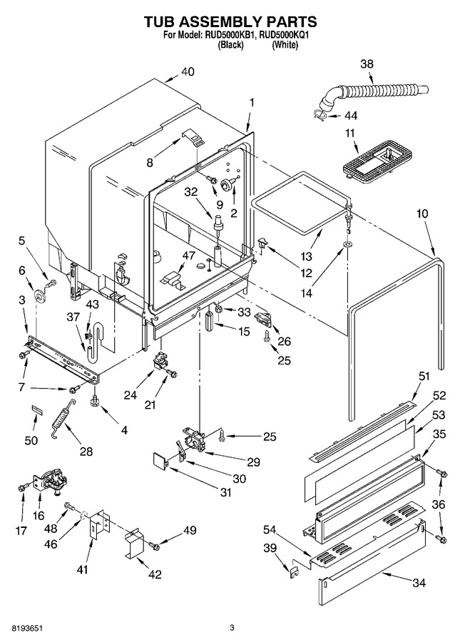 Diagram for RUD5000KB1