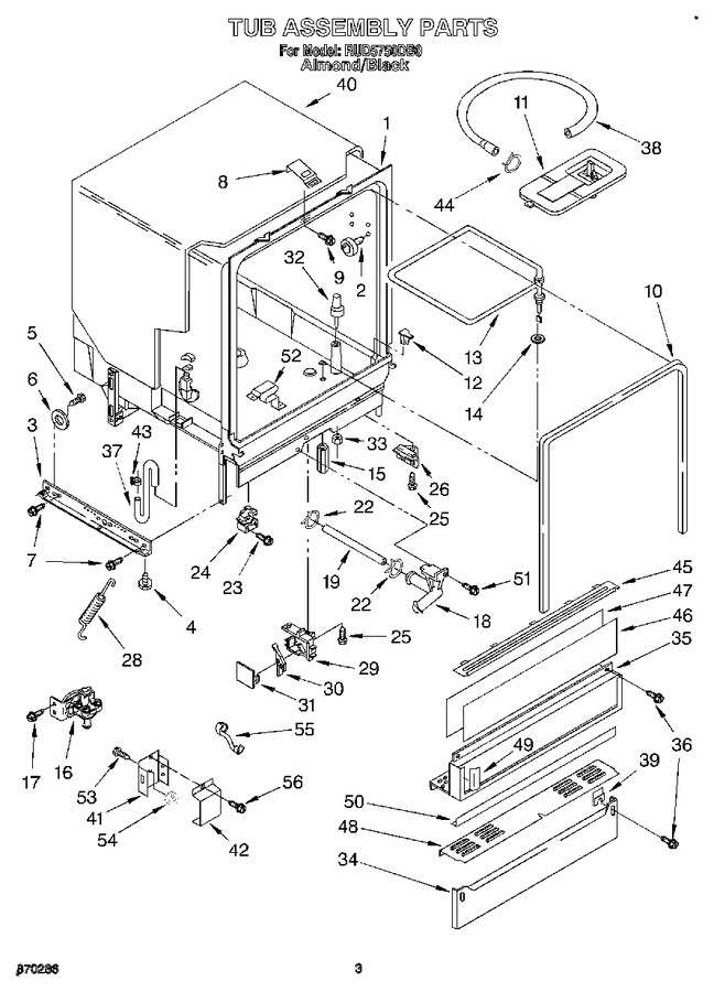 Diagram for RUD5750DB0