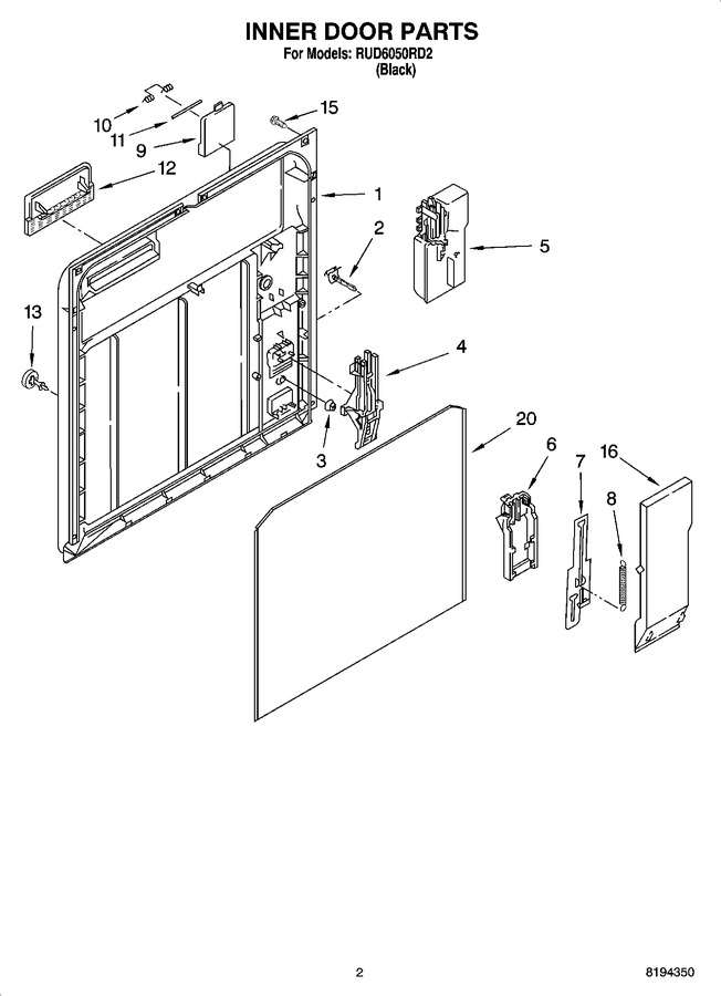 Diagram for RUD6050RD2