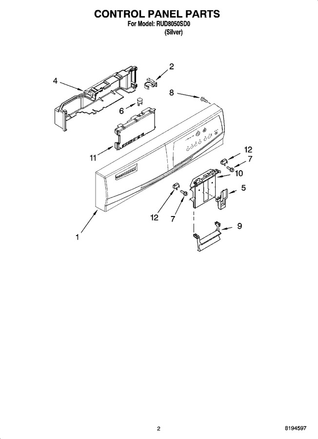 Diagram for RUD8050SD0