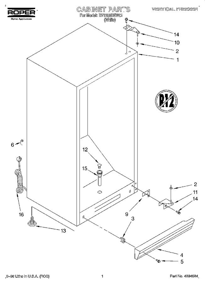 Diagram for RV1299REW02