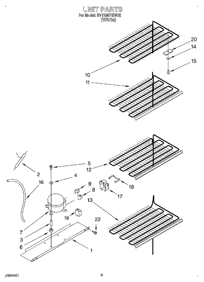 Diagram for RV1599REW02