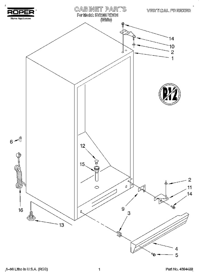 Diagram for RV2099REW01