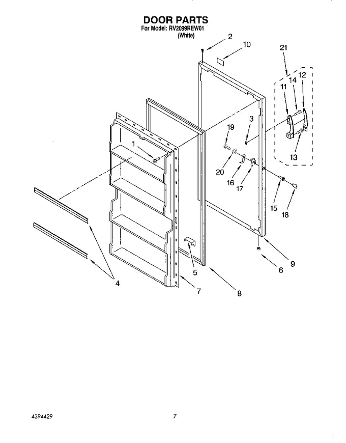 Diagram for RV2099REW01