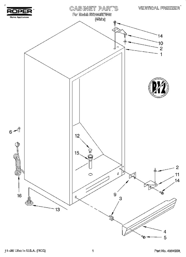 Diagram for RV2099REW02