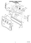 Diagram for 02 - Control Panel Parts