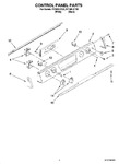 Diagram for 02 - Control Panel Parts