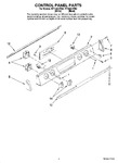 Diagram for 02 - Control Panel Parts
