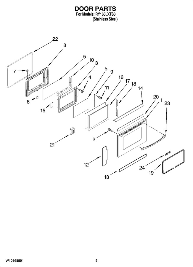 Diagram for RY160LXTS0