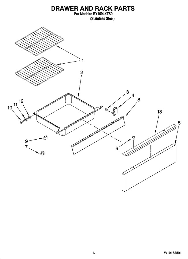 Diagram for RY160LXTS0