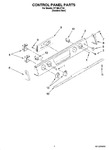 Diagram for 02 - Control Panel Parts