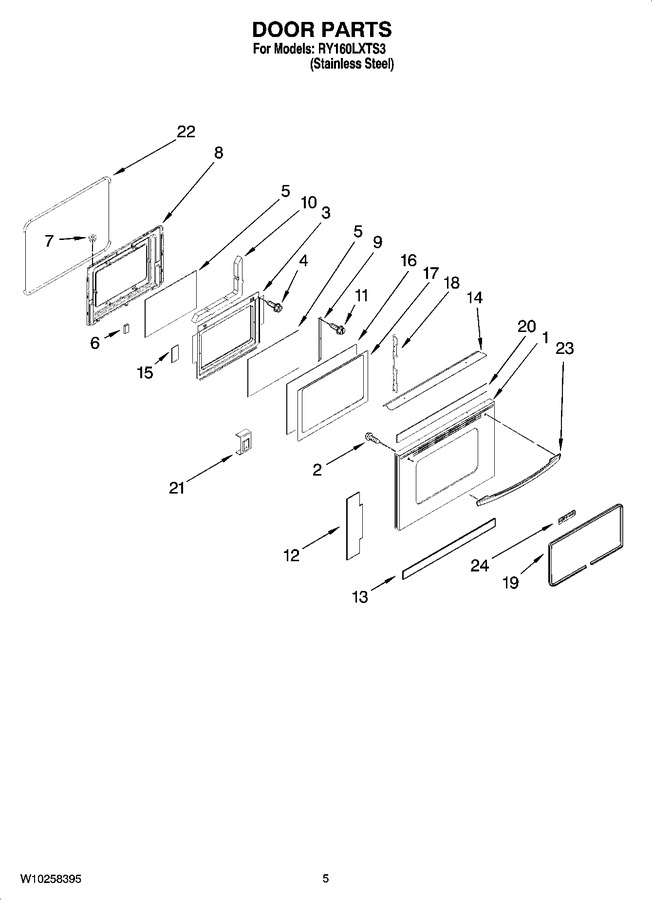 Diagram for RY160LXTS3