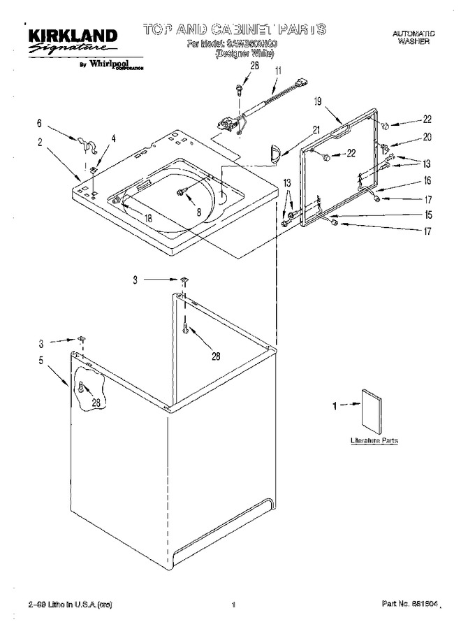 Diagram for SAWB600HQ0