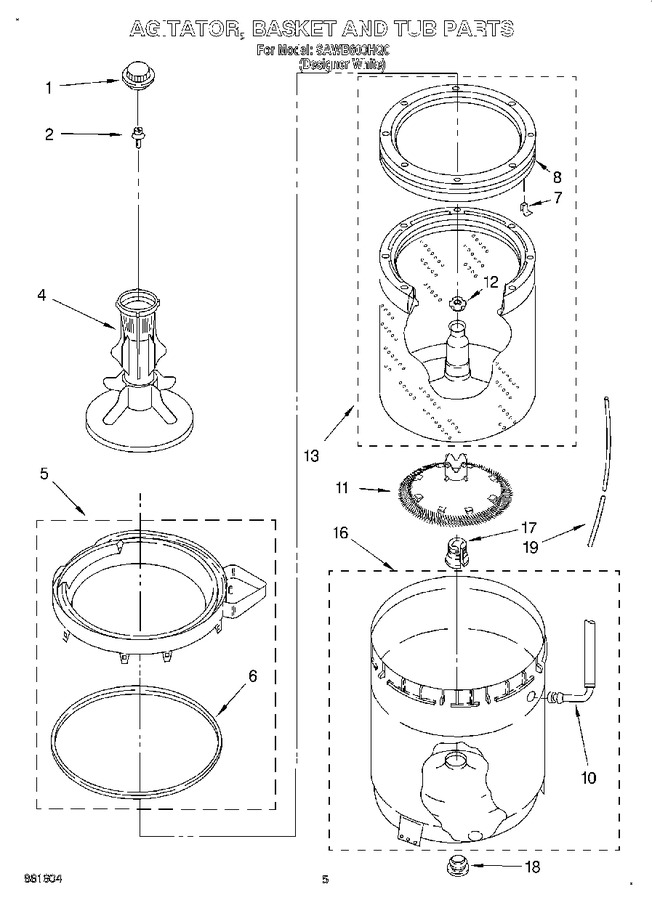 Diagram for SAWB600HQ0