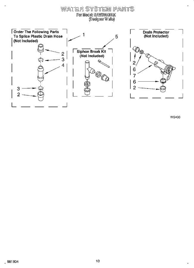 Diagram for SAWB600HQ0