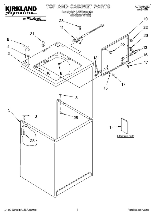Diagram for SAWB600JQ0