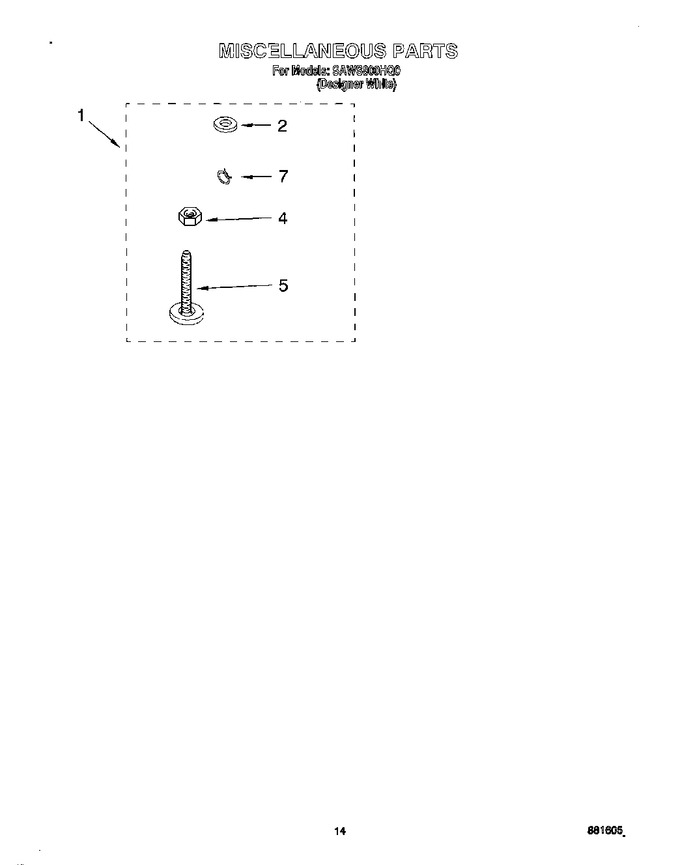 Diagram for SAWS800HQ0