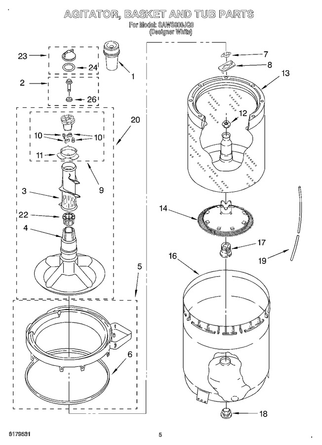 Diagram for SAWS800JQ0