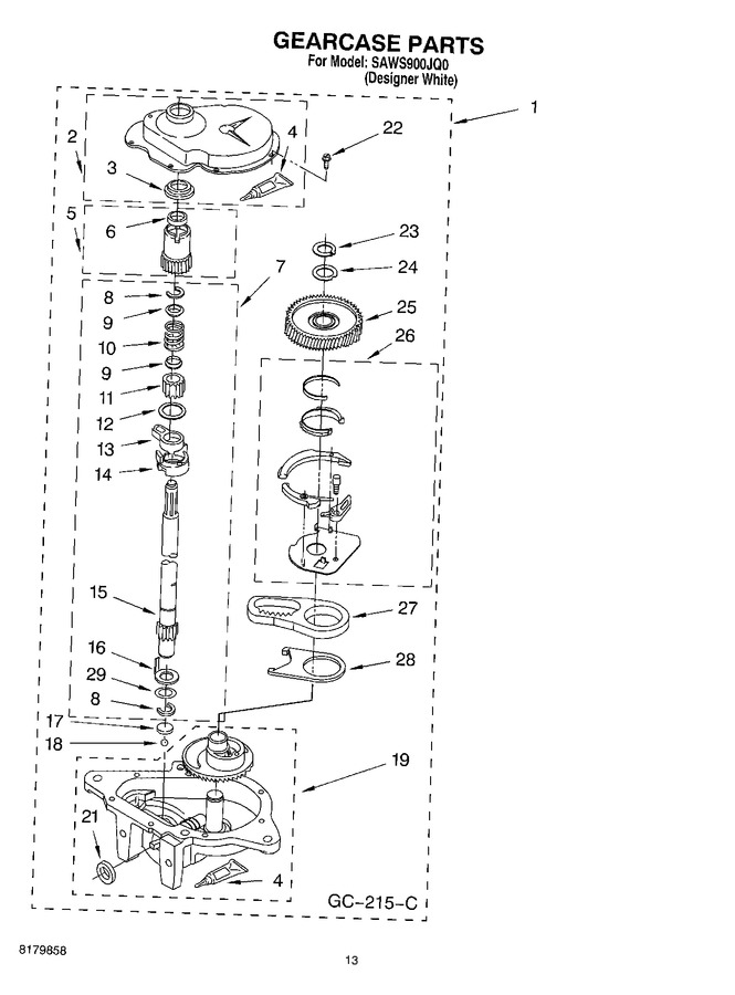 Diagram for SAWS900JQ0