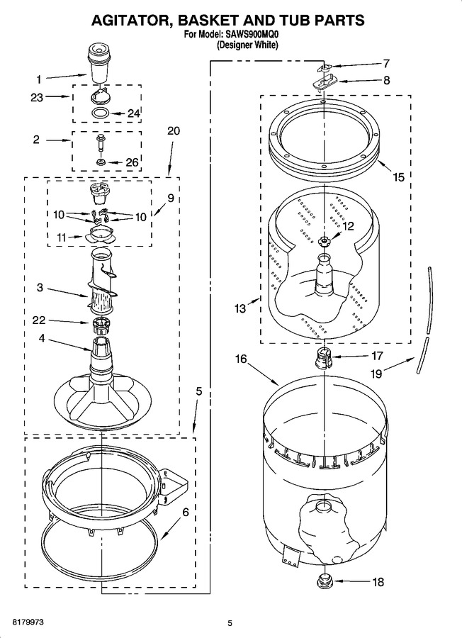Diagram for SAWS900MQ0