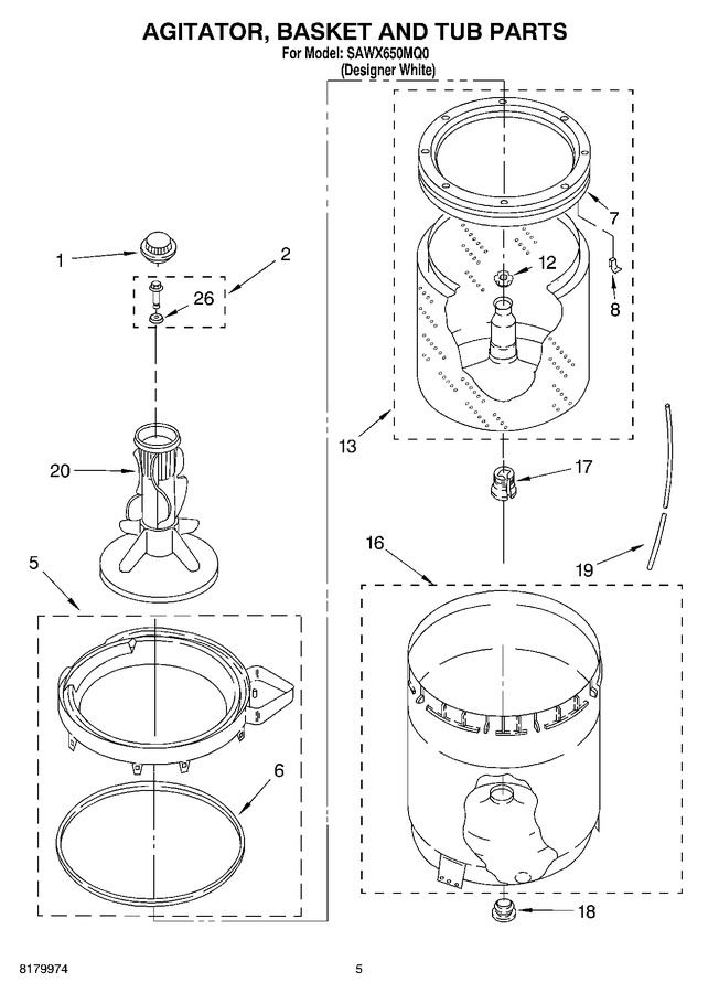 Diagram for SAWX650MQ0