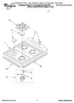 Diagram for 01 - Cooktop, Burner And Grate