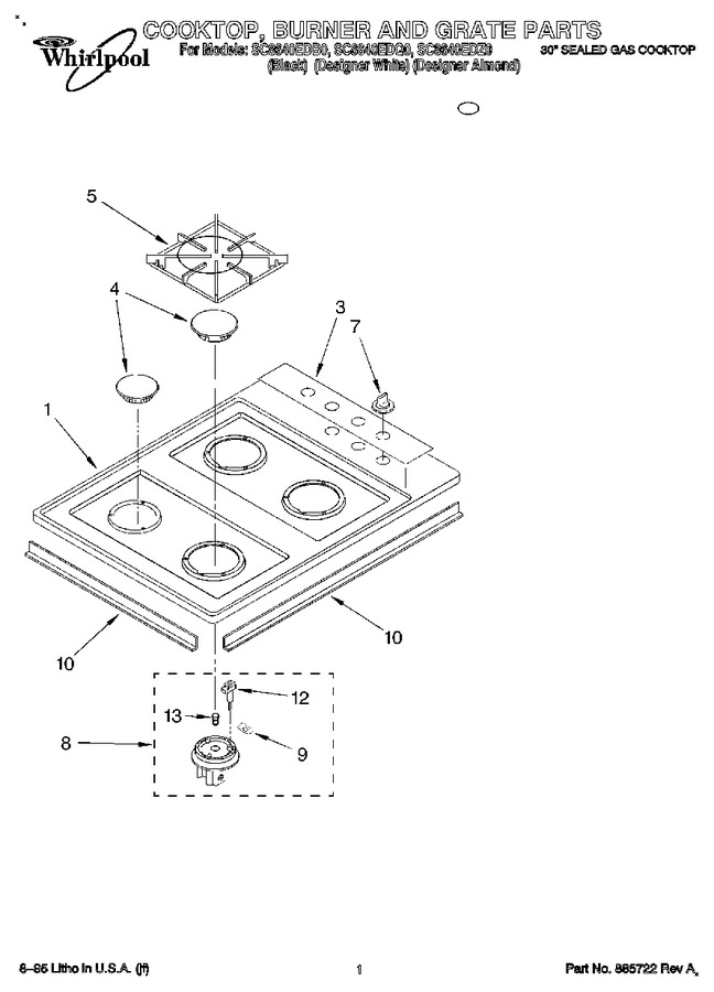 Diagram for SC8640EDB0