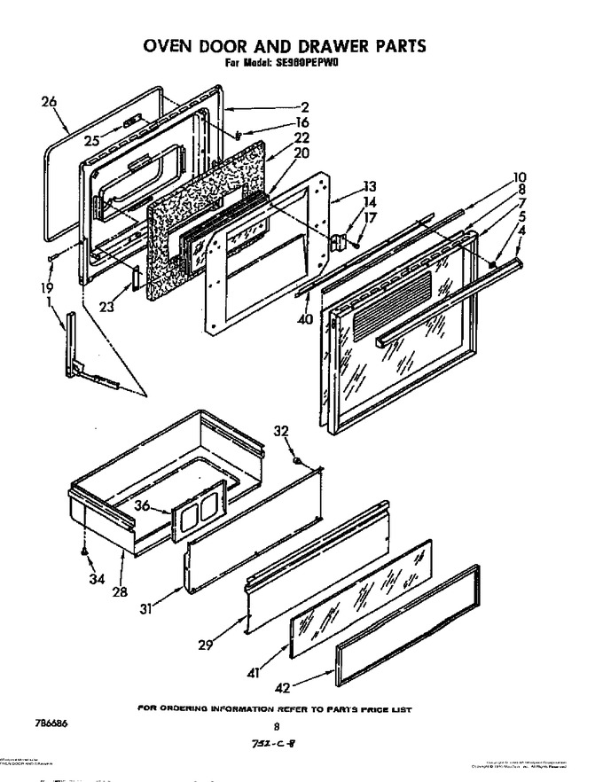 Diagram for SE960PEPW0