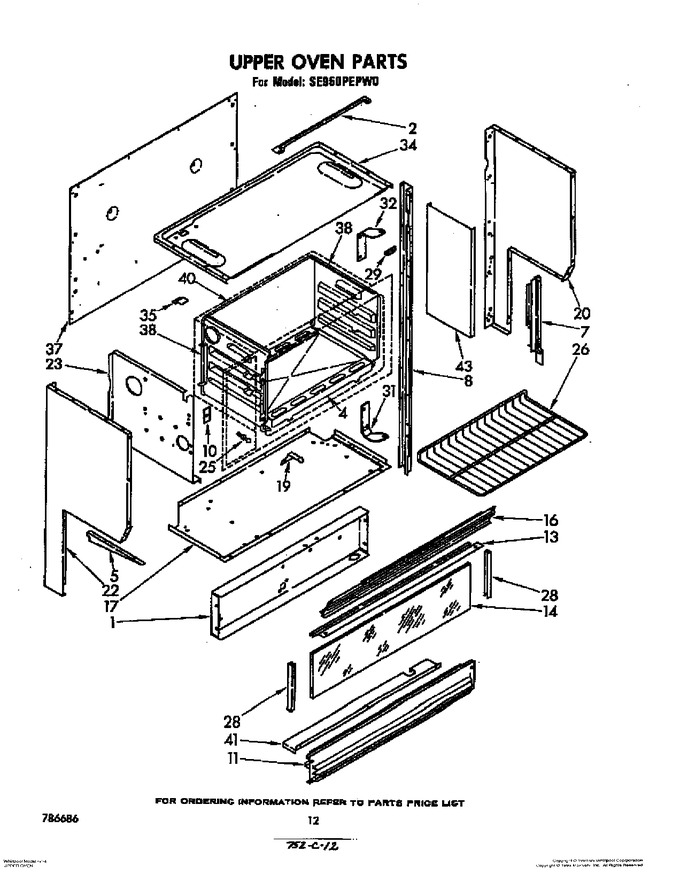 Diagram for SE960PEPW0