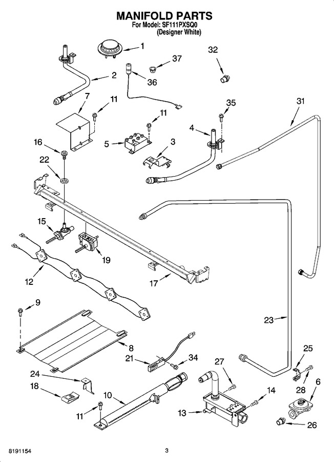 Diagram for SF111PXSQ0