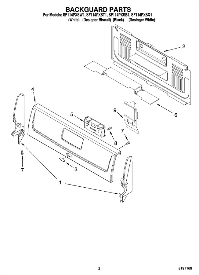 Diagram for SF114PXSQ1