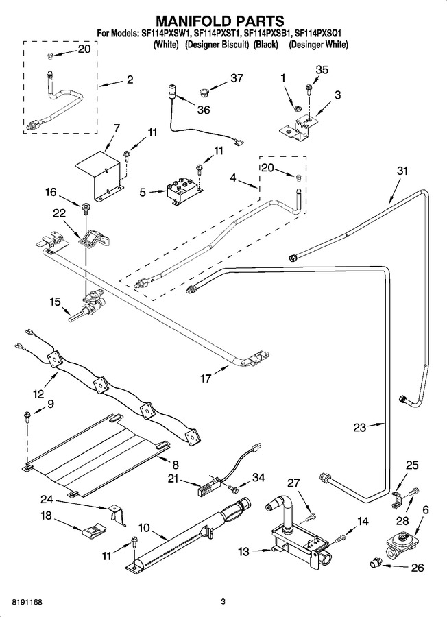 Diagram for SF114PXSQ1