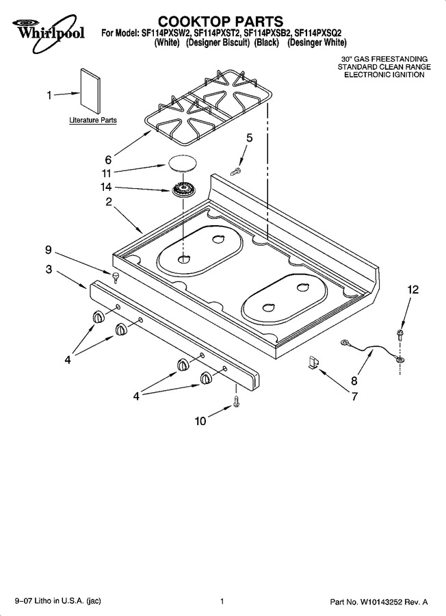 Diagram for SF114PXST2