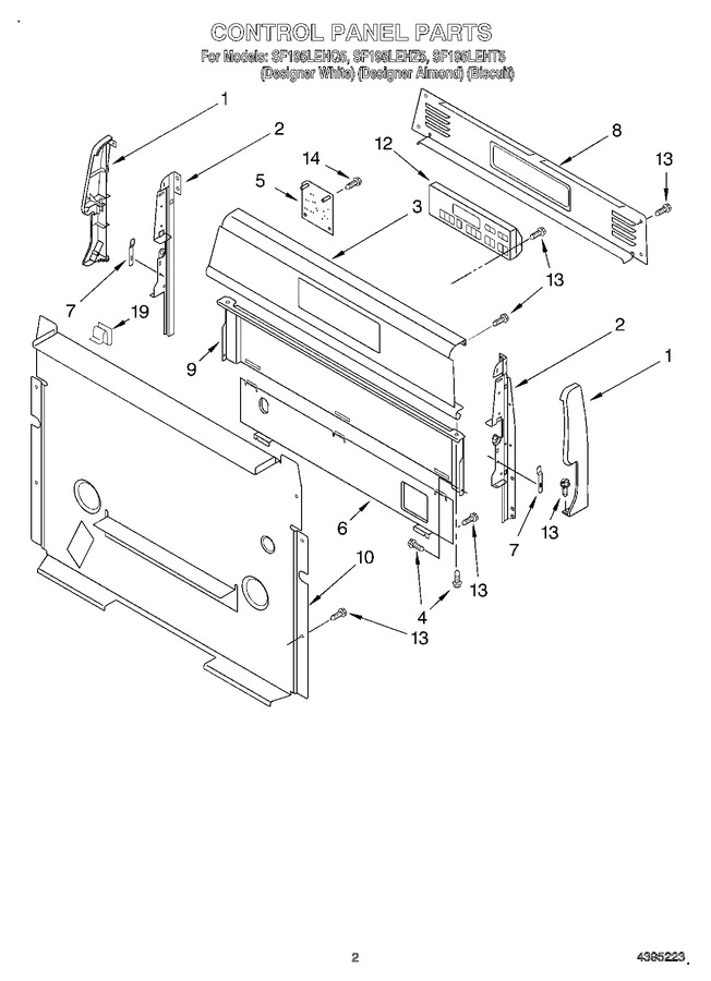 Diagram for SF195LEHZ5