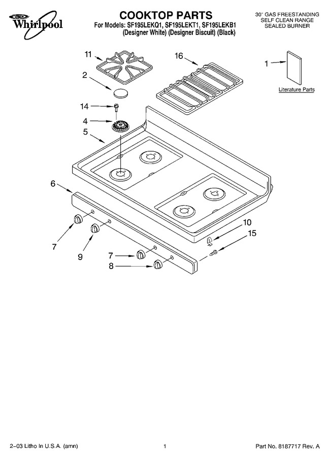 Diagram for SF195LEKQ1