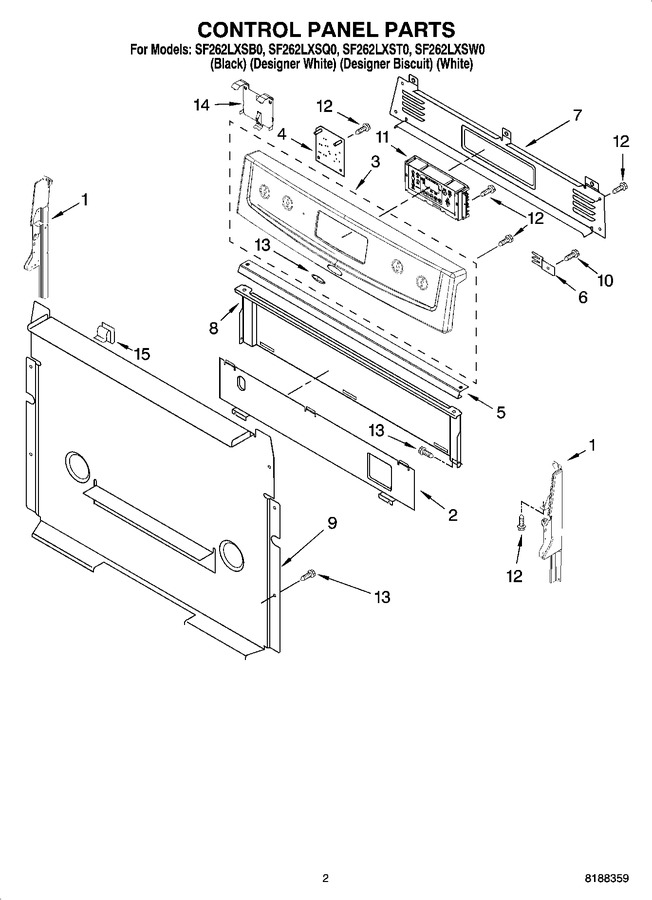 Diagram for SF262LXSW0