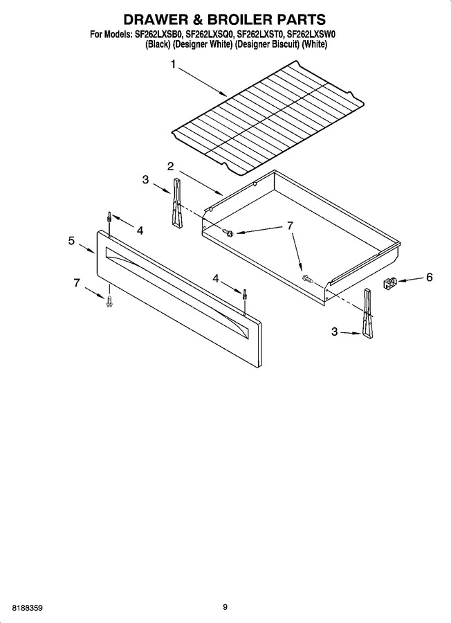 Diagram for SF262LXSB0