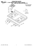 Diagram for 01 - Cooktop Parts