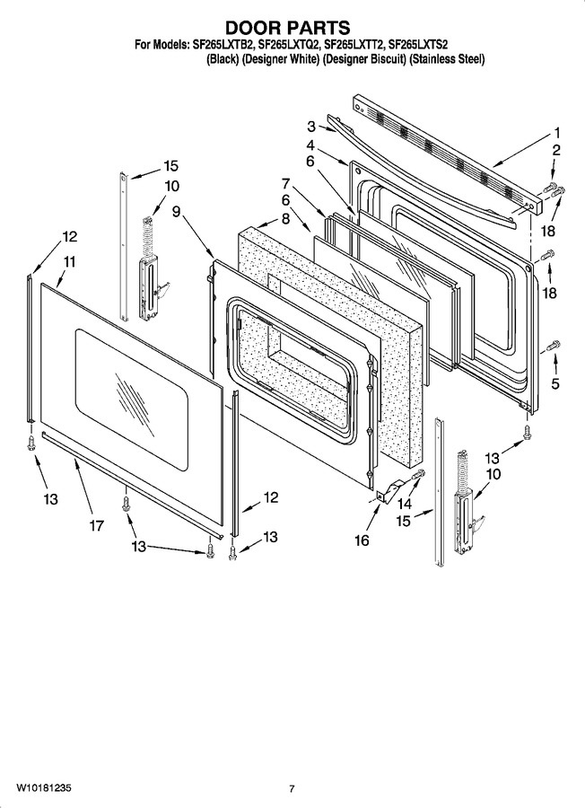 Diagram for SF265LXTT2