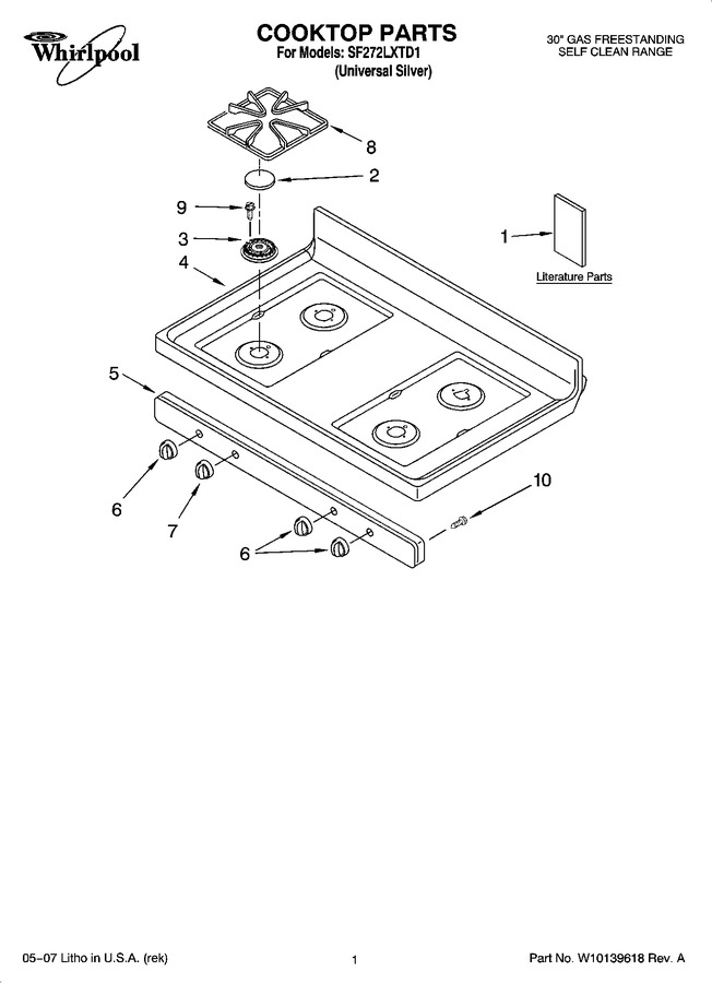 Diagram for SF272LXTD1