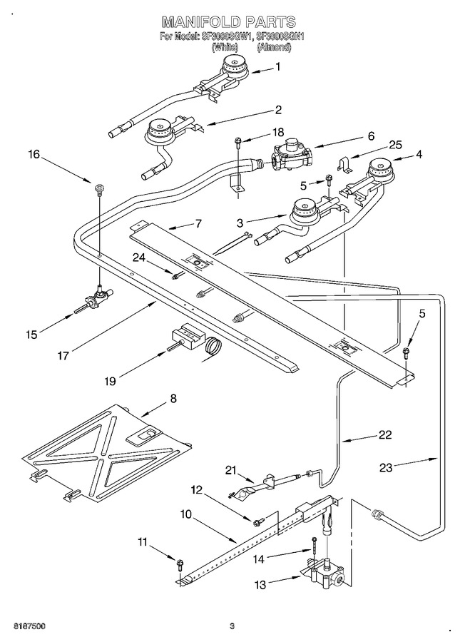Diagram for SF3000SGW1