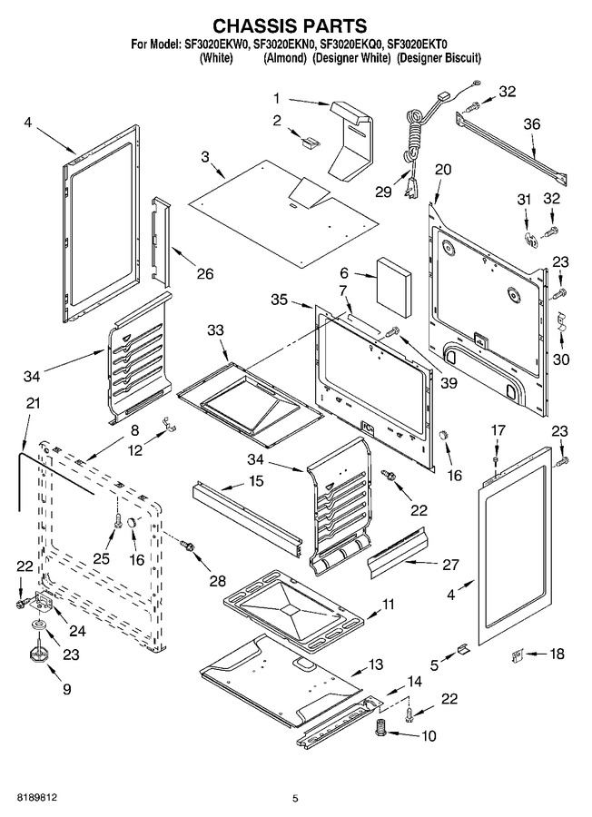 Diagram for SF3020EKT0