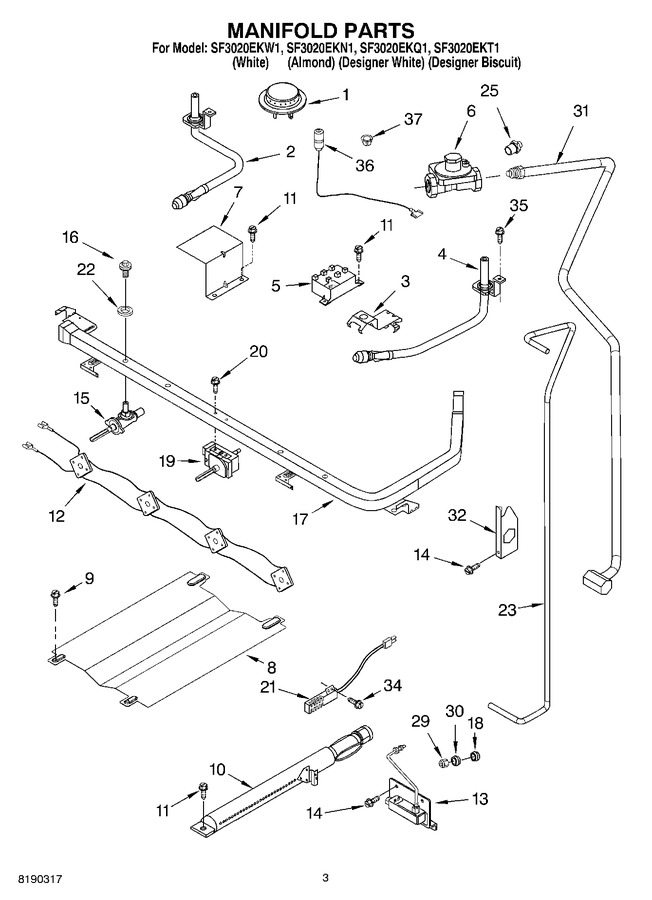 Diagram for SF3020EKN1